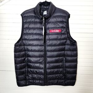 Diet Coke 32 Degrees Heat Insulated Puffer Vest Black XL Unisex